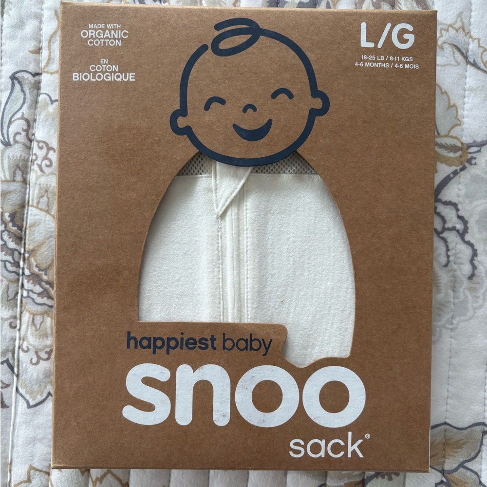 Happiest Baby Snoo Sack - Cream
